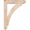 Ekena Millwork Thorton Arts and Crafts Smooth Bracket w/ Offset Brace, Douglas Fir, 5 1/2"W x 24"D x 32"H BKT0604X24X32THR03SDF - alternate 2